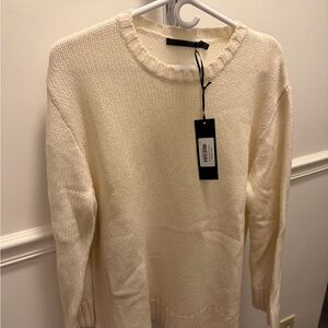 Jenni Kayne Cream Amelia Cashmere Sweater NWT